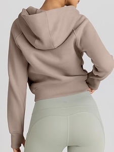 Sudadera con Capucha para Mujer, 100% Algodón, Tejido de Invierno, Largo Regular, con Logotipo Frontal, para Uso Diario - Product Image 3