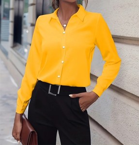 Chemises décontractées à séchage rapide personnalisées Chemises à manches longues pour femmes Chemises tendances de haute qualité en gros - Product Image 3