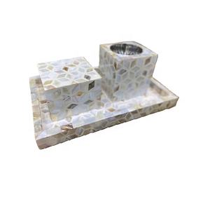 2026 meilleure vente luxe arabe Bakhoor brûleur ensemble qualité artisanat plateau acrylique avec nacre Mubkhar boîte d'encens - Product Image 2