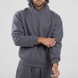 Ensembles de sweat à capuche et pantalon de sport unisexe surdimensionnés personnalisés de haute qualité ensembles de sport deux pièces avec votre logo personnalisés pour les femmes - Product Image 2