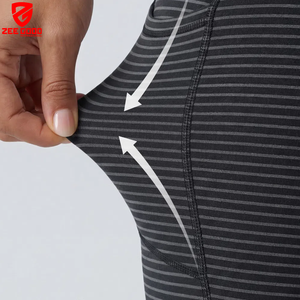 Leggings de sport pour femme, couleur unie, taille haute, haute qualité, pour entraînement, yoga et fitness - Product Image 5