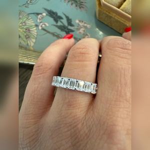 Prix d'usine – Achetez une alliance en diamant taille émeraude 2,00 carats, clarté VVS2, cultivé en laboratoire, fournisseur, livraison mondiale - Product Image 3