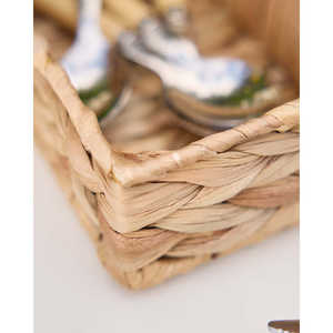 Lakelyn Organisateur de plateau à couverts en jacinthe d'eau durable pour ustensiles - Product Image 4