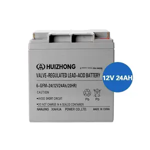 HIZN Maintenance Free Lead Acid Storage Battery AGM 12V 24AH Storage Battery