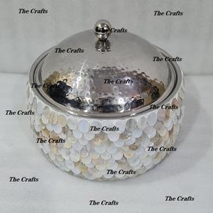 การออกแบบที่น่าสนใจหม้อร้อนทำโดยเหล็กไม้และแม่ของมุกจานหม้อในราคาที่ดีที่สุด - Product Image 4