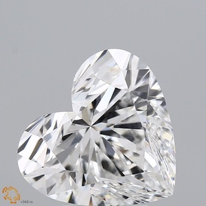 IGI Heart Cut Lab Diamond White Loose 4,14 CT Calibrado E color VS1 claridad Lab creó diamantes para regalos de joyería para ella - Product Image 1