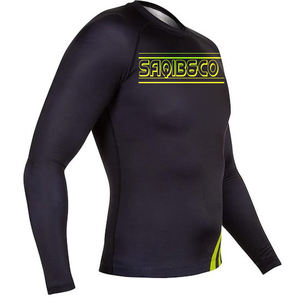 2022 Printed Design <b>Bjj</b> <b>Rash</b> <b>Guard</b> Wholesale Mens Training Ranked <b>Rash</b> <b>Guard</b> For Jiu Jitsu - Product Image 1