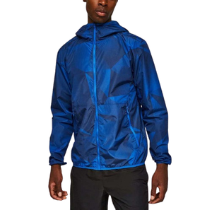 Chaqueta cortavientos de sublimación de nuevo diseño con logotipo personalizado, chaqueta de sublimación ligera e impermeable para correr al aire libre para hombre - Product Image 1