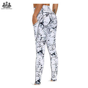 Activewear Solid Mid Tummy <b>Control</b> Eco-Friendly Women's Seamless Yoga <b>Leggings</b> Pants Comfortable Breathable Fitness Gym Workout - Product Image 6