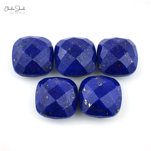 Lapis Lazuli เครื่องเพชรพลอยทำเบาะรองนั่งขนาด9มม. 18.14หลวม CTW Lapis สีฟ้าธรรมชาติหินอัญมณีขนาดใหญ่ Lazuli สำหรับขายต่อ - Product Image 2