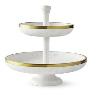 Cuenco de mármol italiano con Base de Metal, cuenco decorativo de mesa para servir para el hogar, Hotel, restaurantes, café, mesa, cuenco de mármol - Product Image 3