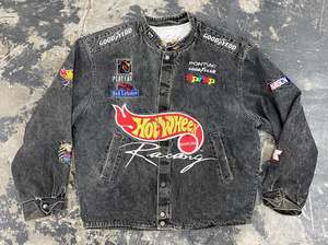 Veste de course en coton brodée à boutons, délavée à l'acide, vintage, de haute qualité, personnalisée BENTURA pour hommes - Product Image 3