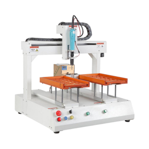 Máquina de sujeción de tornillo tipo soplado de aire de escritorio Máquina de bloqueo de tornillo automático de doble eje Y con un alimentador de destornillador - Product Image 6