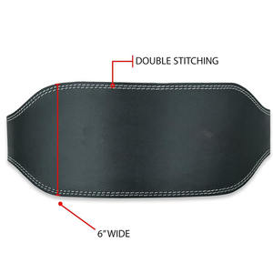 Cinturón de Cuero Acolchado de Alto Rendimiento para Levantamiento de Pesas, Entrenamiento Cruzado y Potencia, Cinturones Acolchados Ajustables de Alta Resistencia - Product Image 2