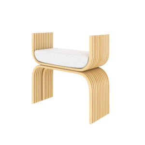 Kyoto Stools <b>Rattan</b> Natural Eco-Friendly Home Living Room <b>Furniture</b> Super Comfortable With Cushion Wholesale Price - Product Image 4