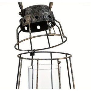 Lanternes marocaines en fer et en verre de haute qualité exigeantes fabriquées en Inde - Product Image 4