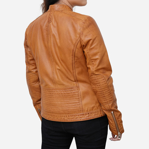 แจ็กเก็ตหนังแท้สำหรับผู้หญิง2025คลาสสิกแจ็กเก็ตหนังแท้ - Product Image 2