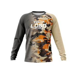 Jersey de pesca de manga larga de poliéster de secado rápido personalizado UPF 50 protección solar UV ropa de rendimiento camisa de pesca comodidad de talla grande - Product Image 2