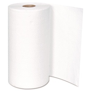 Boardwalk SOD413494 11 In. X 8.5 In. 2-Ply Disposable <b>Kitchen</b> Roll Towel White-12/Carton - Product Image 2