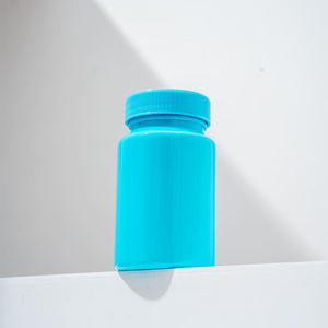 ขวดยาพลาสติกเปล่า100cc หรูหราภาชนะใส่ยาหลากสีพร้อมฝาเกลียวปิดผนึก - Product Image 2