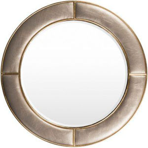 Silver Finished Living Room and Bathroom Decor Round Shape <b>Wall</b> <b>Mirror</b> <b>Hanging</b> Metal Framed Handmade <b>Wall</b> <b>Mirrors</b> - Product Image 1