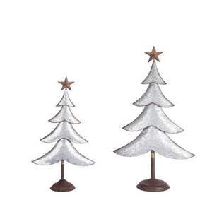 Yuletide Elegance Christmas Metal Ornament Escultura Elegante y duradera Holiday Display Piece - Product Image 3