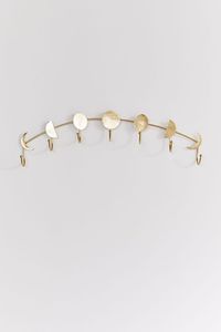 Gold Metal 5-Hook Wall Rack New Arrival Decorative Coat <b>Hanger</b> <b>for</b> Entryway Hallway Living Room <b>for</b> sale - Product Image 2