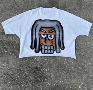 Camisetas personalizadas de serigrafía de algodón pesado 220 GSM para hombres, lavadas con piedra y hombros caídos, personalizables - Product Image 2