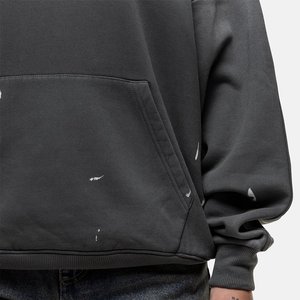 New Arrival Custom Printed Logo Smoky <b>Grey</b> Women's Casual Hoodies Designer Outwears <b>Sweatshirts</b> Streetwear Hooded Collar Winter - Product Image 4