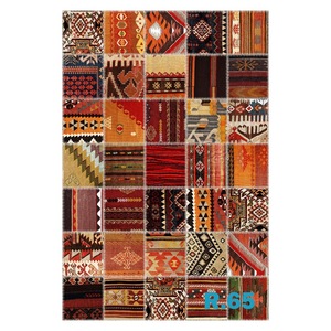 <b>RUGS</b> DEPOT LXDP-0620 Wholesale Red <b>Burgundy</b> Traditional Anatolian Digital Printed Machine Washable Chenille Area <b>Rug</b> Non Slip - Product Image 1