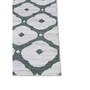 Alhambra Ivory - Alfombras de lana planas tejidas a mano con diseño geométrico de diamantes y rectángulos, alfombras de yute para el hogar y la mesita de noche ADWL-13130 - Product Image 4