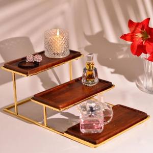 Hermoso soporte para pasteles, nuevo diseño, superventas, artículos de cocina de madera pulida, decoración de boda - Product Image 6