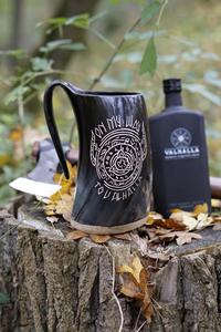 Auténtica Taza Vikinga Ecológica de Cuerno de Búfalo Hecha a Mano, Grado Alimenticio, Estilo Medieval, Religiosa, Feng Shui, Taza de Cerveza con Diseño Animal - Product Image 2