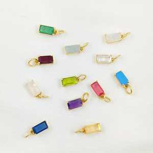 Pendentif breloque ovale en argent sterling certifié IGI de qualité AAA, multicolore, avec pierre de naissance du 12ème mois et pierre précieuse de guérison pour femme - Product Image 1