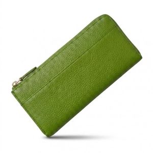 กระเป๋าสตางค์ทรงบางรูปตัว L หนังวัวแท้พร้อมช่องใส่บัตร - Product Image 4