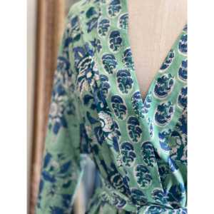 Bata de Baño Tipo Kimono para Mujer, Talla Única, con Botones y Cordón Ajustable, Tejido Transpirable, Estampado Animal Personalizado, para Uso Doméstico en Invierno - Product Image 2