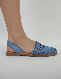 Women Genuine Leather Flat <b>Sandals</b> Handmade Woven Slip Slides Breathable Light Weight Anti-Slip Casual Solid Fashion Trend - Product Image 6