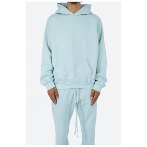 เสื้อมีฮู้ดผ้าขนแกะปัดขน400GSM ขนาดใหญ่เสื้อมีฮู้ดกำหนดเองได้สตรีทแวร์ฤดูหนาวที่อบอุ่นผู้ผลิต OEM - Product Image 4