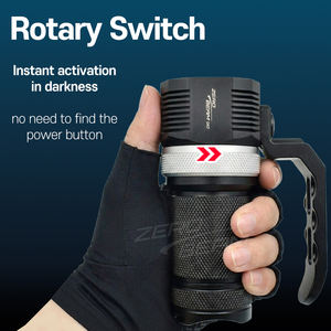 Linterna Recargable LED ZeroBeam DX7 IPX8 Resistente al Agua de 12 W y 11000 LM para Buceo y Caza - Product Image 4