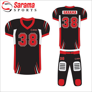 Activewear ชุดเครื่องแบบนักบอลผ้าทอลายทแยง,เครื่องแบบอเมริกันฟุตบอลแบบปรับแต่งได้พร้อมดีไซน์แบบระเหิดล่าสุด - Product Image 2