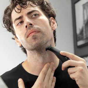 Afeitadora Rotatoria de 40 Minutos de Duración, Cuchillas Dobles Recubiertas de Acero Inoxidable, Cabezal 3D, Resistente al Agua IPX7, Batería de Litio Reemplazable para Uso en Autocaravanas - Product Image 2