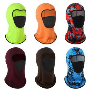 Wholesale Balaclavas Outdoor Protective Headgear Bib All-in-one <b>Mask</b> Full Face Men's Sports Neck Cover - Product Image 4
