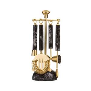 Ensemble d'outils de bar en métal fonctionnel pour mélanger, secouer et filtrer les boissons avec précision, avec une structure durable - Product Image 6