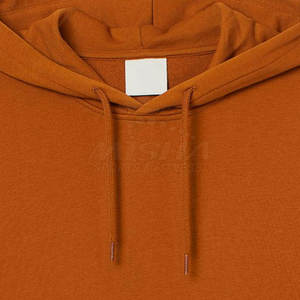 Sweat à capuche homme 2025 à manches longues, uni, décontracté, 100 % coton, personnalisable, respirant, vente en gros, marque privée pour la saison hivernale - Product Image 2