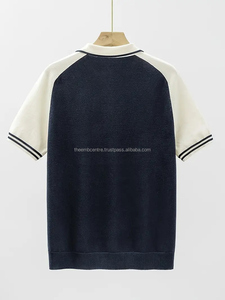 Polo de verano para hombre, camiseta de manga corta con logotipo personalizado, polos largos de peso pesado, polos para hombre - Product Image 3