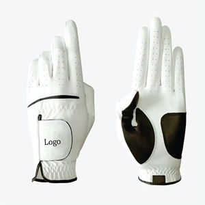 Gants de golf jaune noir en maille respirante de haute qualité pour enfants gauchers et droitiers vente en gros à bas prix - Product Image 3