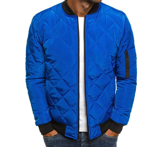 Veste bomber pour homme en gros, bonne qualité, légère, fermeture éclair, impression de logo personnalisée, vêtements décontractés, fourniture OEM, veste bomber - Product Image 6