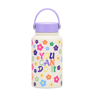 กระบอกน้ำเก็บความร้อน650มล. แบบปากกว้างพกพาได้ขวดน้ำสำหรับเด็กนักเรียนเล่นกีฬาสำหรับเด็กถ้วยน้ำพิมพ์ลายกลางแจ้ง - Product Image 6