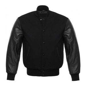 O E M Fabricante Letterman High Street Canvas Color personalizado y logotipo Chaqueta de béisbol de invierno de alta calidad - Product Image 3