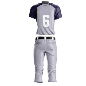 Uniforme de Béisbol OEM ODM 100% Poliéster, el Mejor Diseño, Ropa Deportiva Ligera, Transpirable, Anti-UV, de Secado Rápido, Tallas Grandes, Venta al Por Mayor - Product Image 6